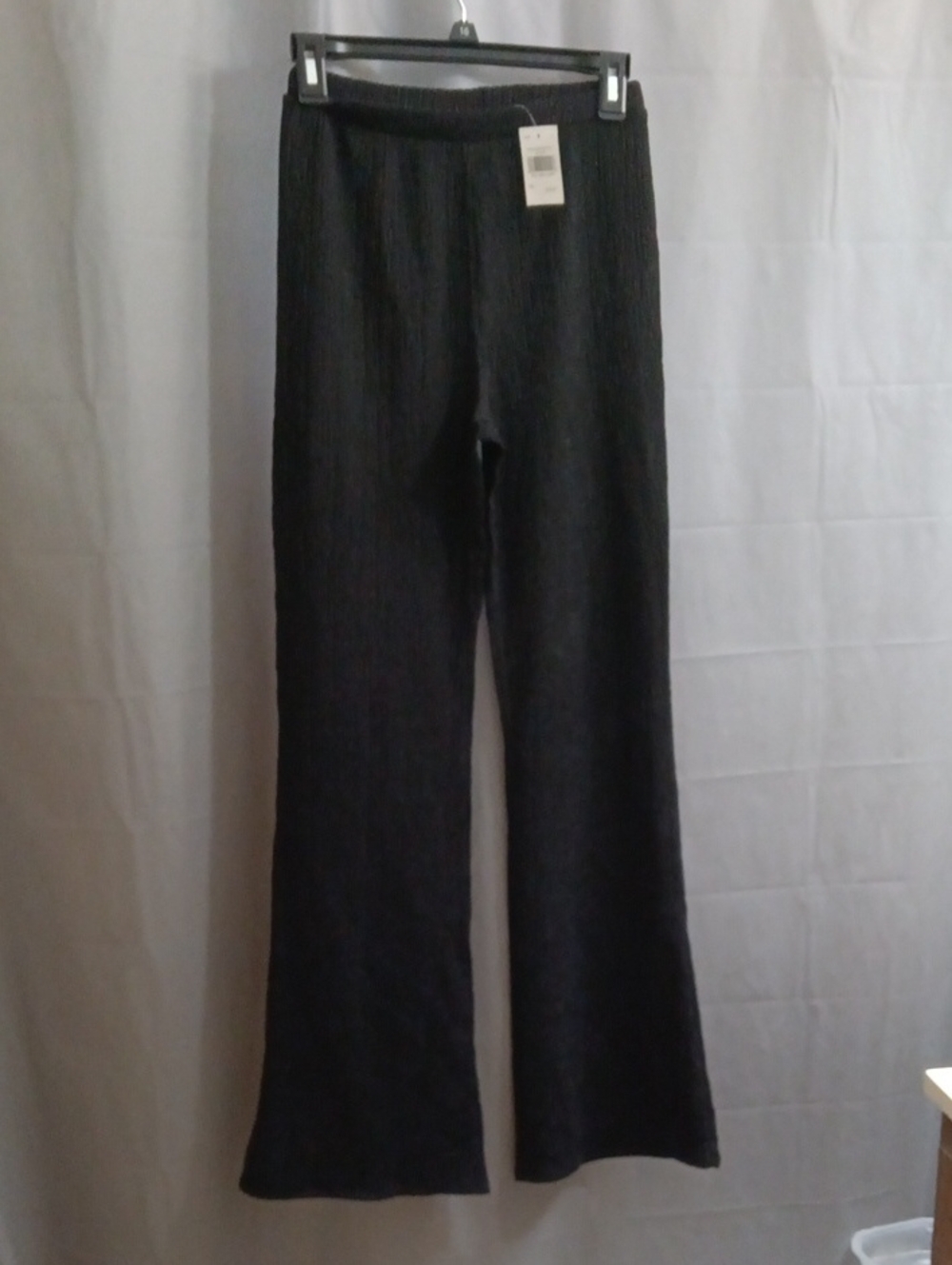 Julia by Love J Black Women’s Knit Wide-Leg Stretch pants